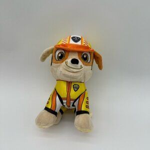 Paw Patrol Bubble Yellow and Orange Plush Dog Toy